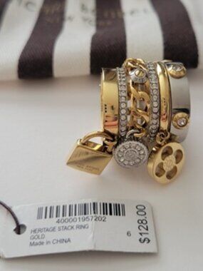 Henri Bendel Heritage Stack Ring